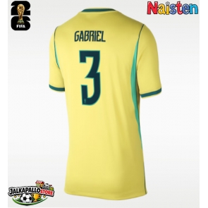 Brasilia Gabriel Magalhaes #3 Kotipaita Naisten MM-kisat 2026 Lyhythihainen